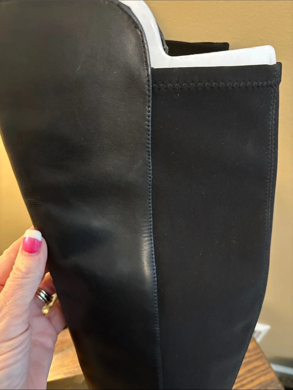 Nine West Black Over-the-Knee Riding Boots